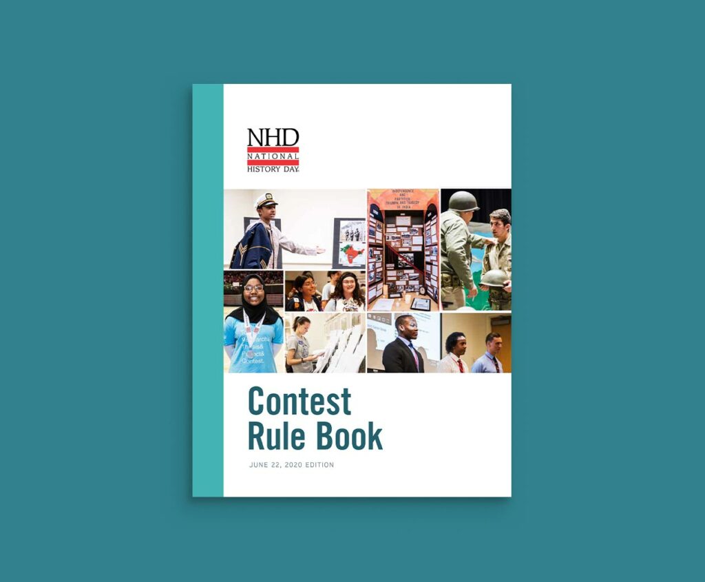 NHD Contest Rule Book National History Day